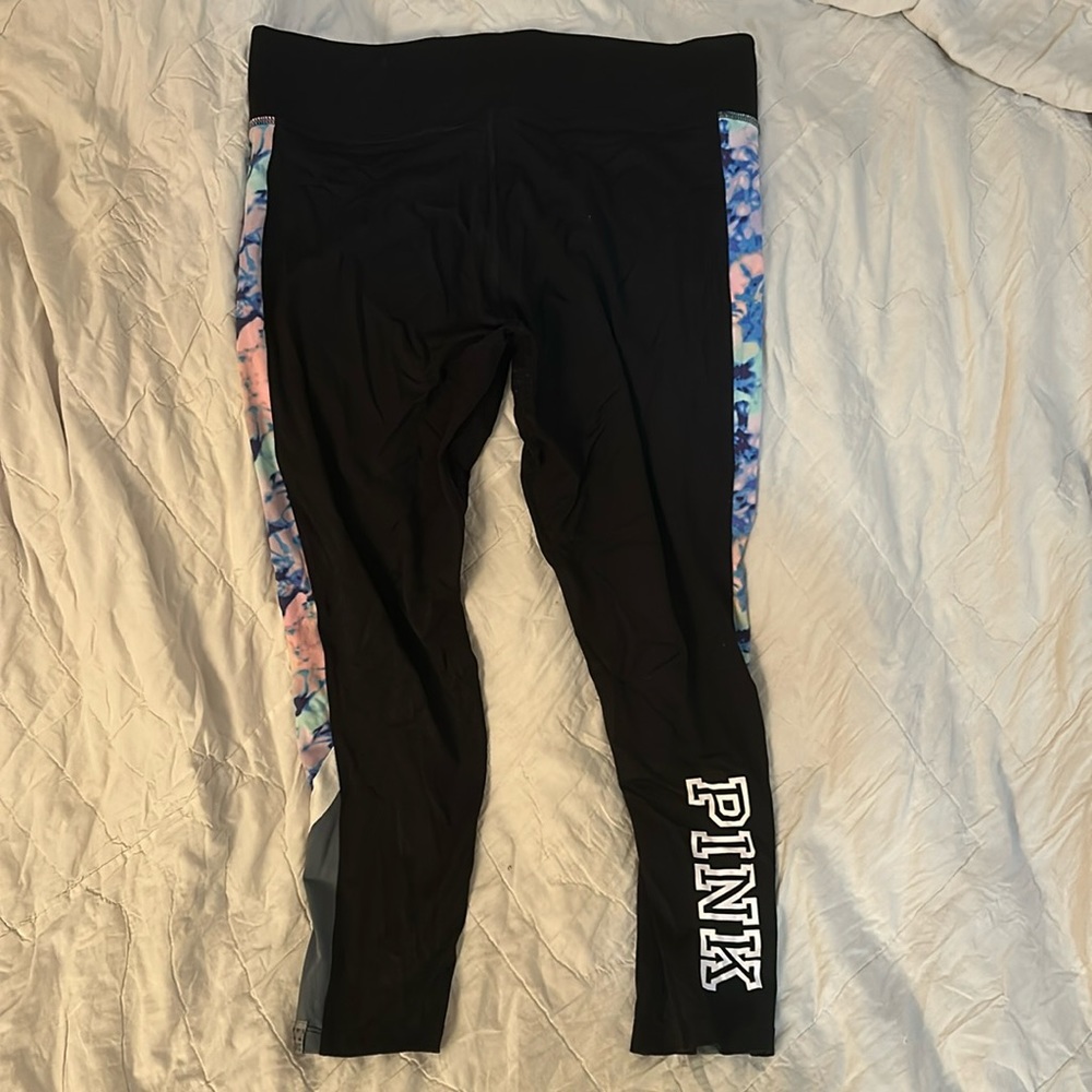 Ultimate leggings PINK 2010s tie dye print